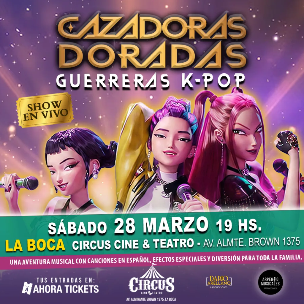 ✨ CAZADORAS DORADAS – GUERRERAS K-POP ✨