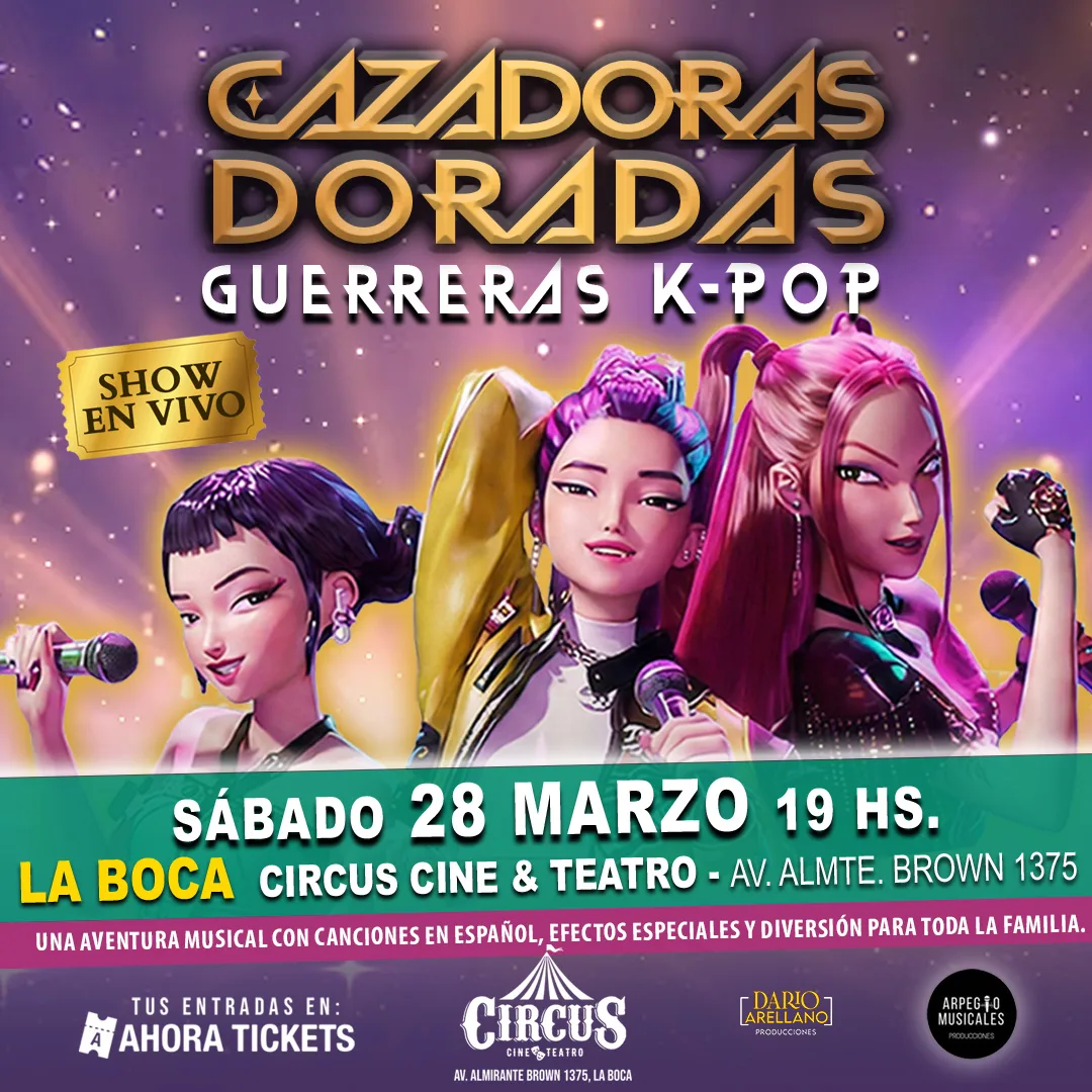 ✨ CAZADORAS DORADAS – GUERRERAS K-POP ✨